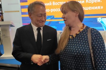 Исполнительный директор Делового Совета Кулик Лилия на встрече с Чрезвычайным и Полномочным Послом Республики Корея в РФ Ли Сокпэ